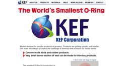 Desktop Screenshot of kef-america.com